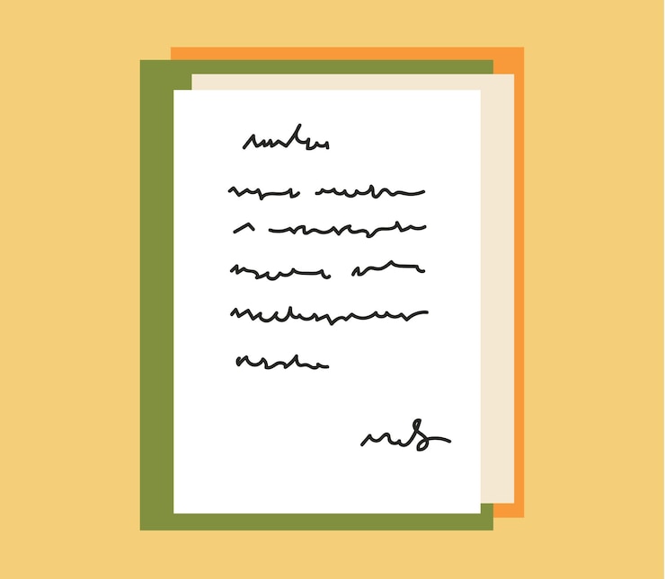 Vector documento papel sello concepto de contrato de contrato ilustración de diseño gráfico vectorial
