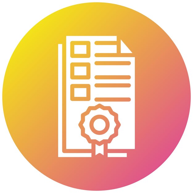 Documentos importantes Ilustración del diseño del icono vectorial
