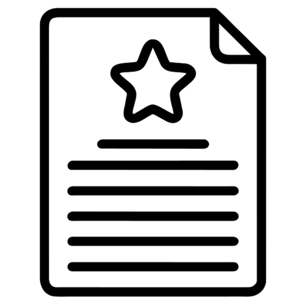 Documentos de licencia de casino con el esbozo del icono