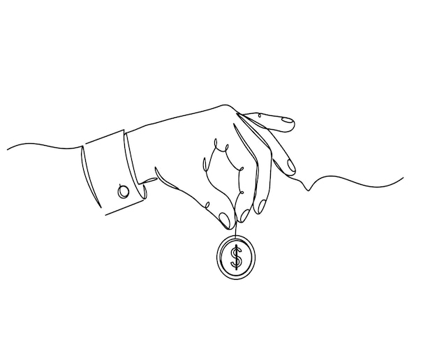 Con el dólar en la mano.