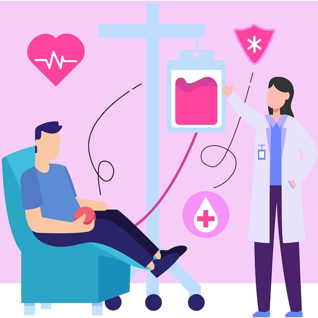 La donación de sangre