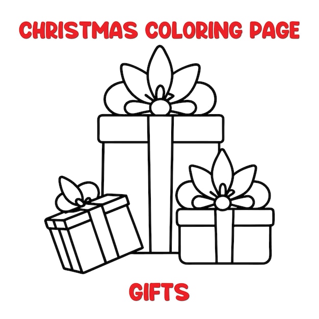 Donaciones de Navidad para colorear