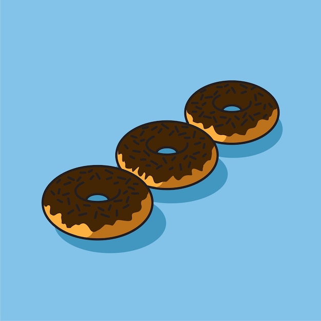 donat coklat misis