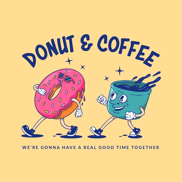 Donut y café