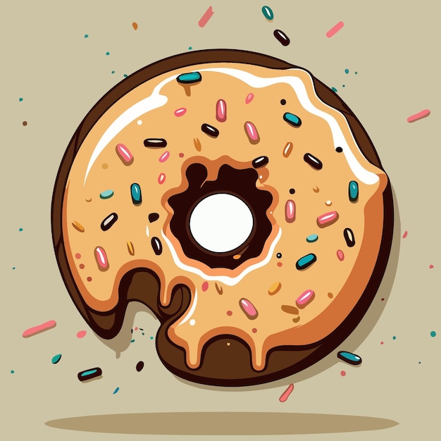 Donut comida bocadillo dulce