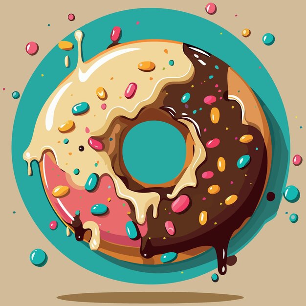 Donut comida bocadillo dulce