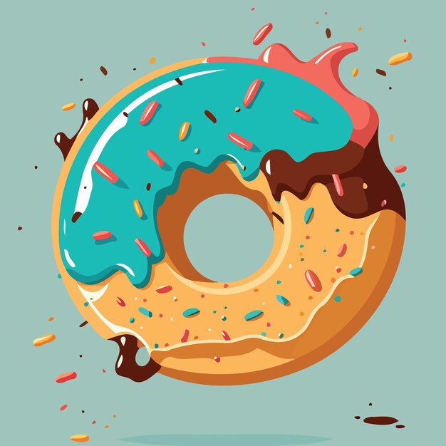 Donut comida bocadillo dulce