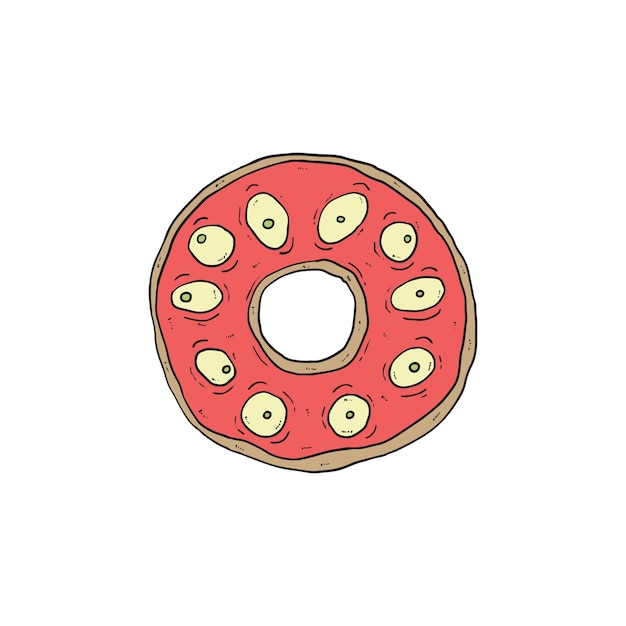 Donut monstruo con muchos ojos