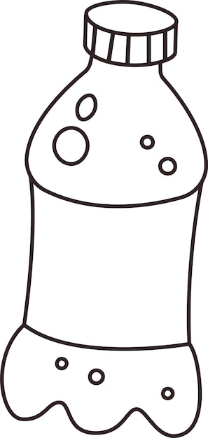 El doodle de la botella de refresco