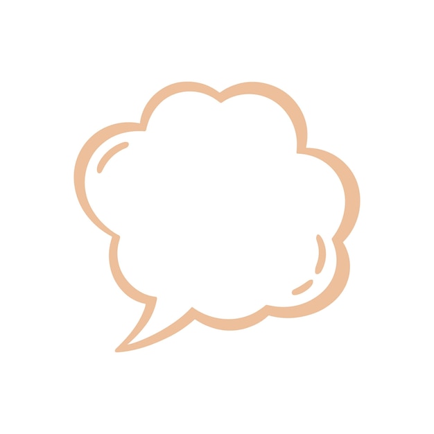 Doodle de burbujas de discurso