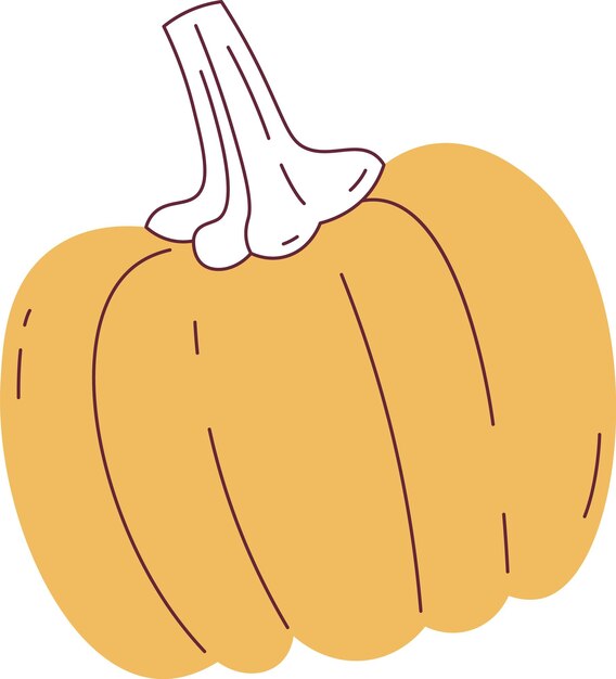 Doodle De Calabaza Y Verduras