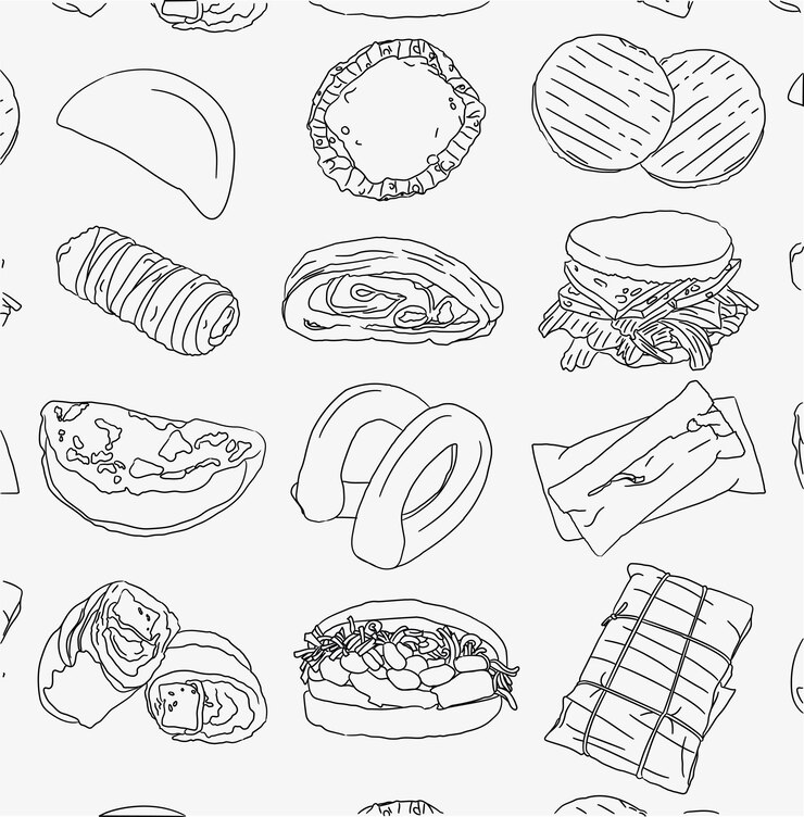 Doodle comida venezolana