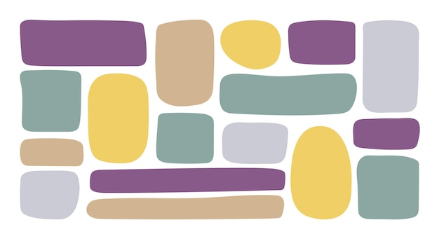 Doodle conjunto de cajas de texto multicolores dibujadas a mano Cita en blanco Colección de plantillas de marcos Caja de texto vacía