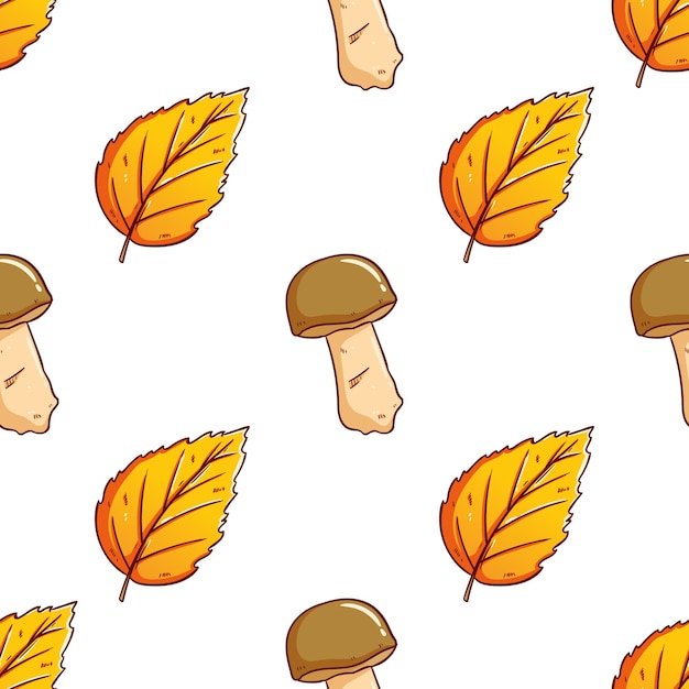 Vector doodle lindas hojas de otoño con fondo transparente de setas