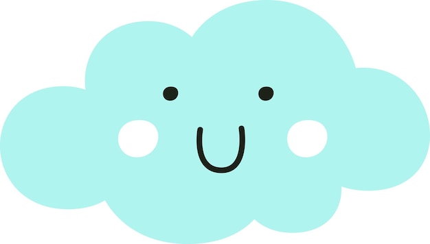 El doodle de los niños de Cloud Character