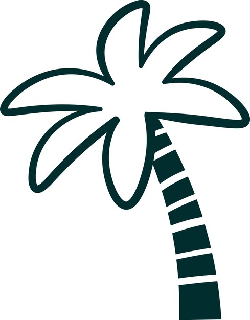 El doodle de la palmera