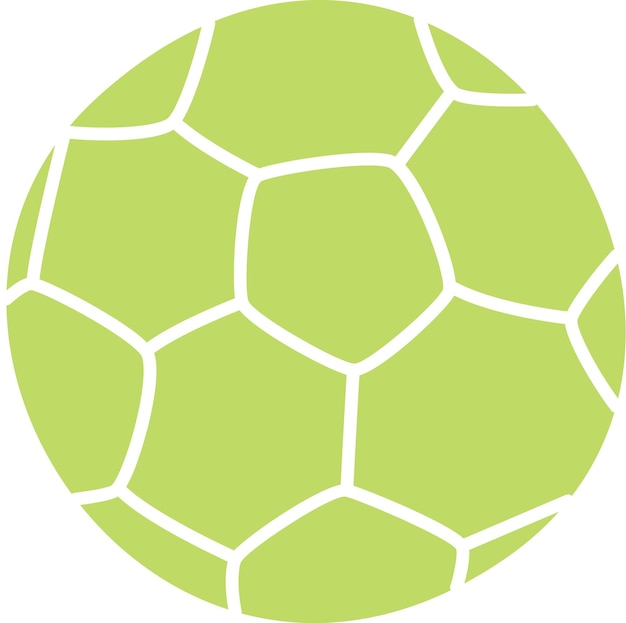Doodle de pelota de fútbol