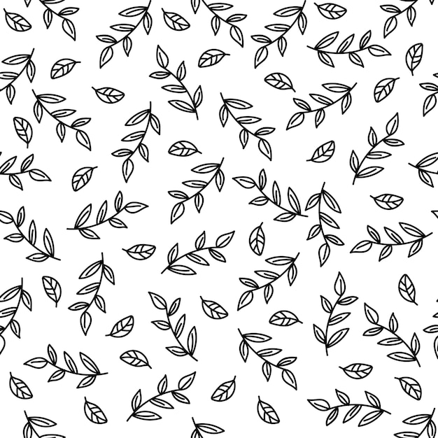 Doodle sketch hoja de patrones sin fisuras