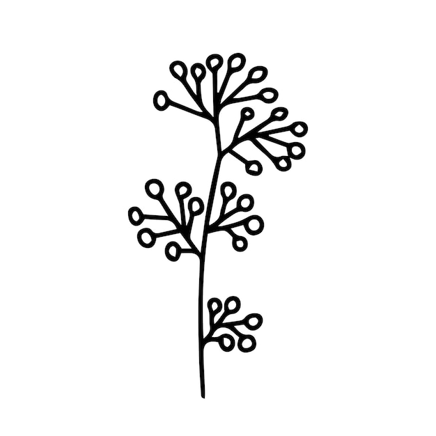 Doodle verano flores de patrones sin fisuras Vector mille fleur patrón sobre fondo blanco