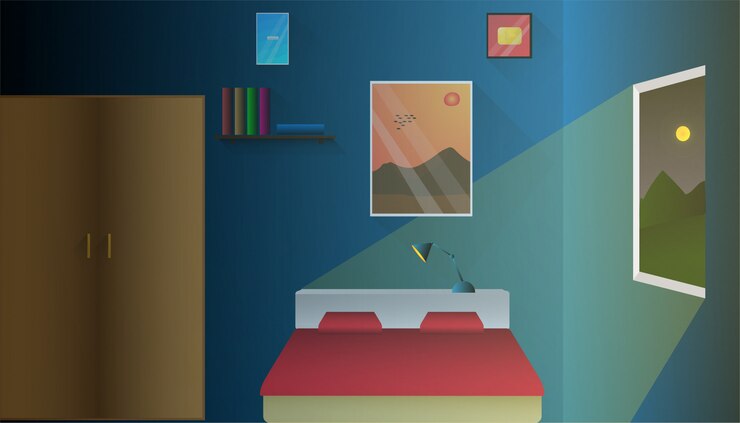 dormitorio para el fondo