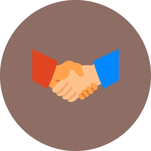 dos apretones de mano entre otros dos hombres de negocios