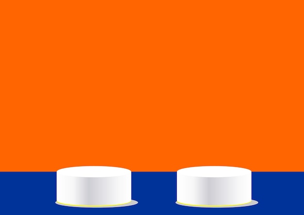 dos copas blancas sobre un fondo azul con una que dice "quot" y la otra "quot".