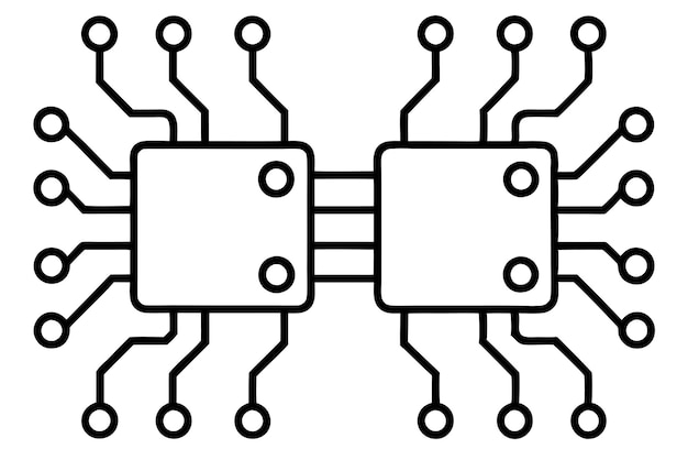 dos dispositivos electrónicos se muestran con las palabras rectángulos en la parte inferior