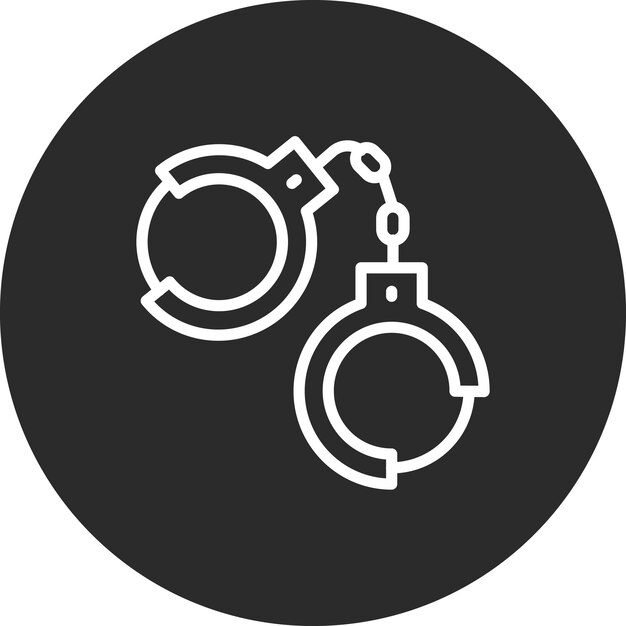dos esposas con una cadena y una cadena de llaves en ella