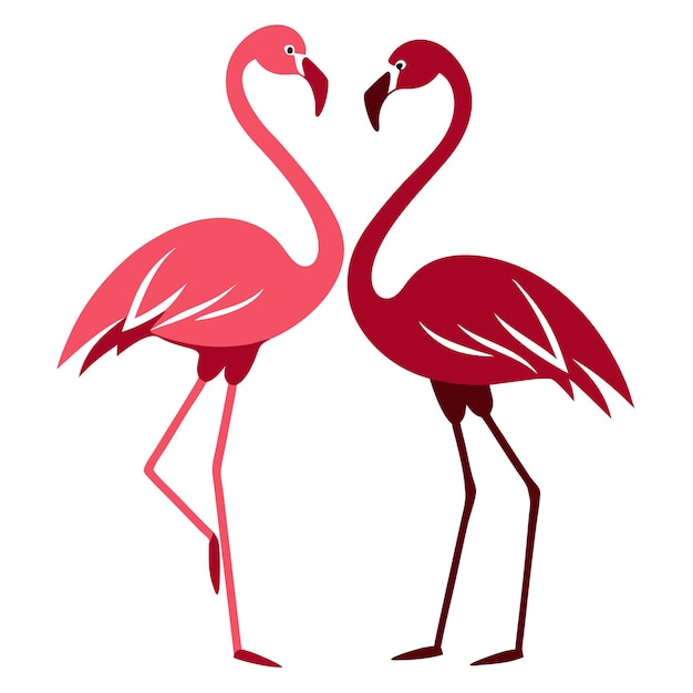 Dos flamencos enamorados