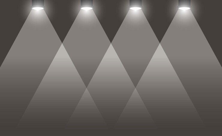 Vector dos focos en vector de estilo plano