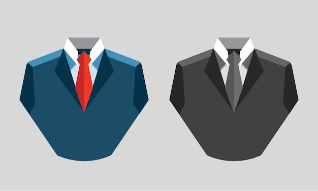 Dos hombres de negocios icono diseño gráfico plano