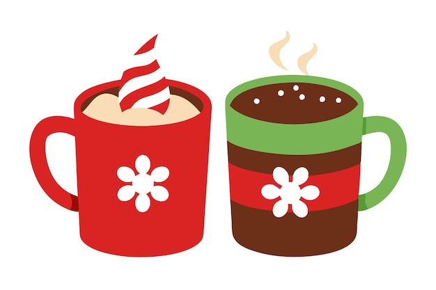 dos latas de dulces y una taza de café están una al lado de la otra