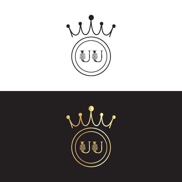 dos logotipos con una corona y una corona en ellos