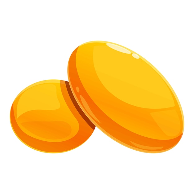 Dos monedas de oro amarillas redondas están volando en el aire.