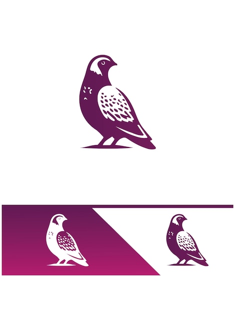 dos pájaros con un fondo púrpura y uno púrpira y blanco