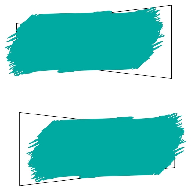 dos pancartas azules y verdes con una que dice el otro