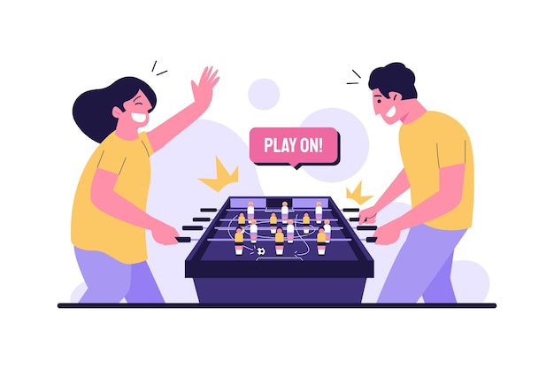 Dos personas jugando un juego juntos en una mesa
