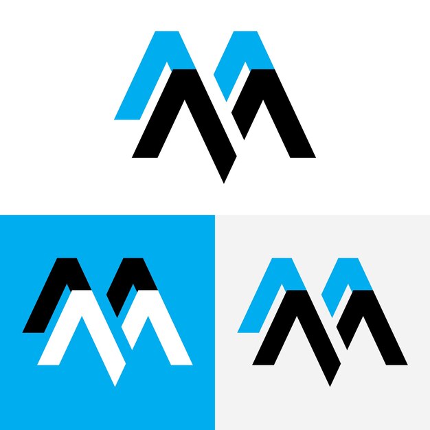 dos señales azules y blancas con las letras mt en ellas