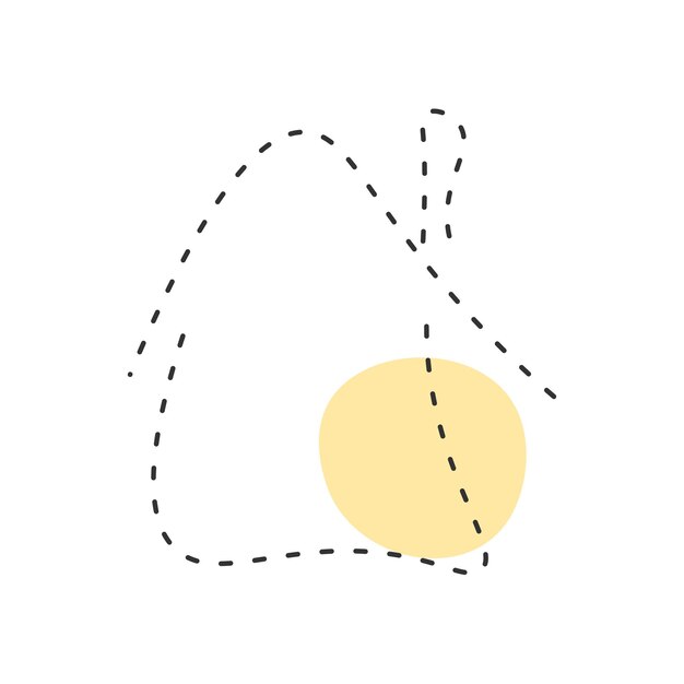 Dotted Line Home Icon Minimalist Symbol of Shelter and Navigation