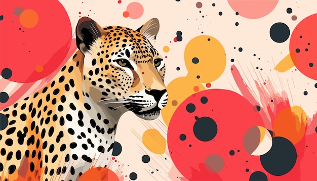 Dotting the wild exotic leopards y minimal abstract dots en perfecta elegancia