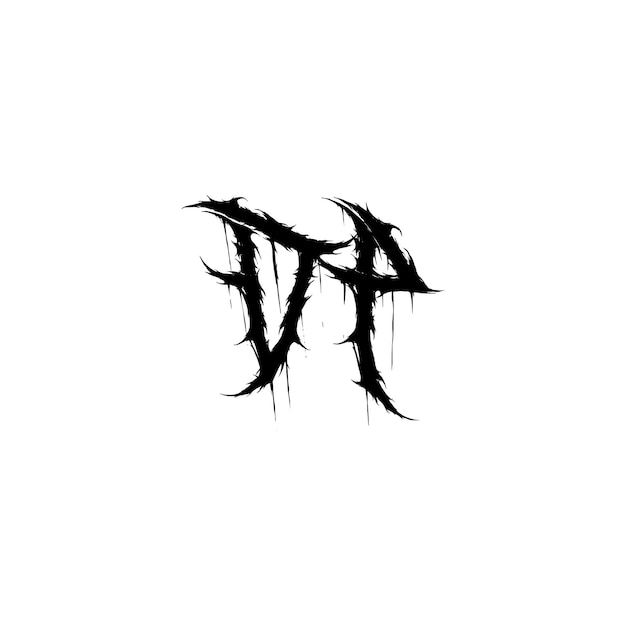 DP monograma logotipo diseño carta texto nombre símbolo monocromo logotipo alfabeto carácter simple logotipo