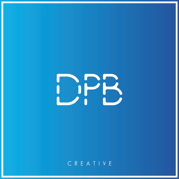 DPV Premium Vector último diseño de logotipo diseño creativo de logotipo ilustración vectorial monograma de logotipo mínimo
