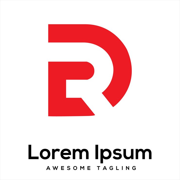 Vector dr último diseño de logotipo