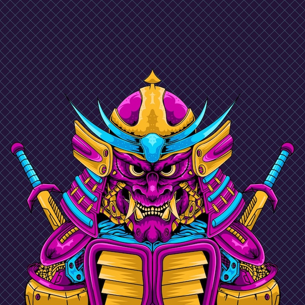 Dragón en el cielo rodeado de nubes ilustración vectorial