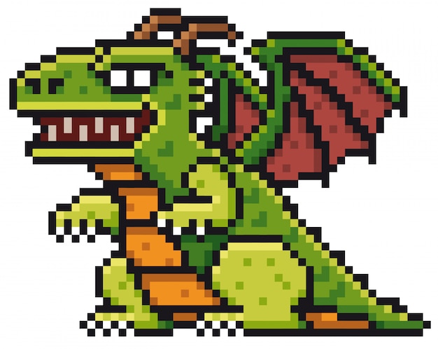 El dragón de dibujos animados