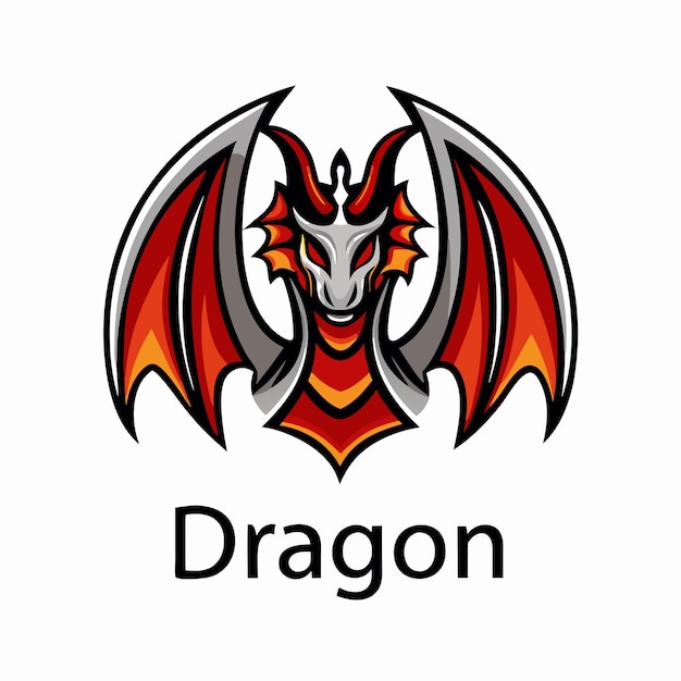 un dragón con un dragón en él que dice dragón