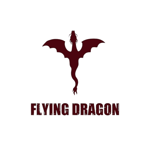 un dragón y una mosca de dragón mosca de dragon en un logotipo de juego de fondo blanco