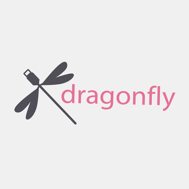 Dragonfly logo modern