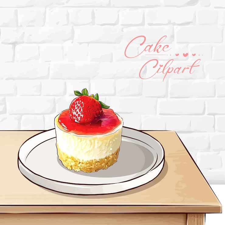 Vector a drawing of cakes and cakes from the past