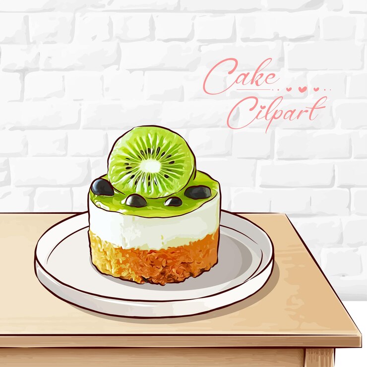 Vector a drawing of cakes and cakes from the past